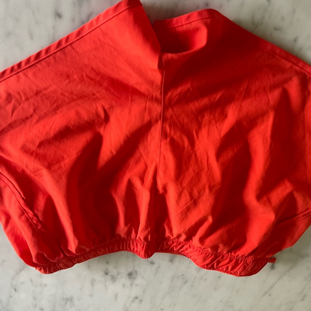 Vibrant Red Drawstring Jacket - image 2